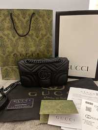 Poset/ Geanta Gucci neagra