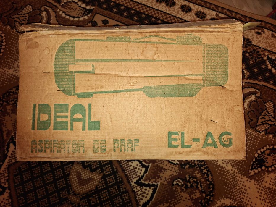 Aspirator vechi anii 1965 – 1970 model Ideal EL-AG, incusiv accesorii