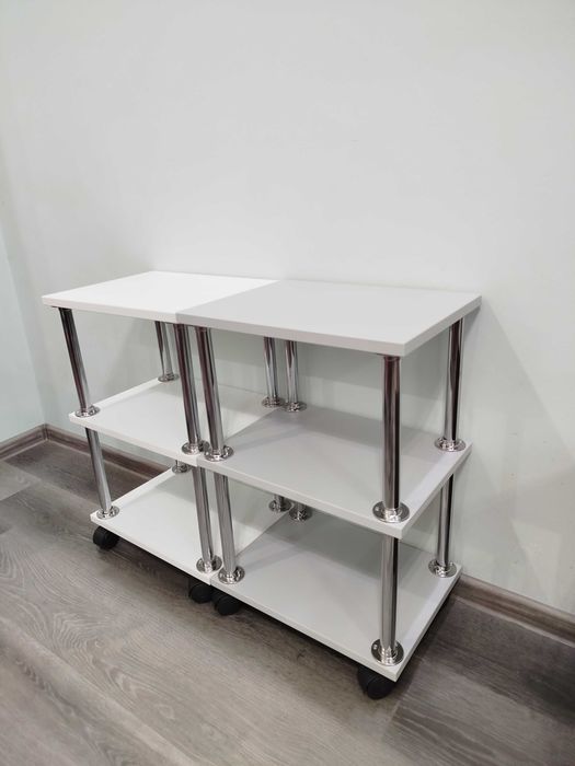 Помощна маса/ козметична количка етажерка ПДЧ Айви мебел