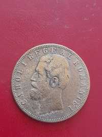 Moneda Carol 1 de 5 bani 1882