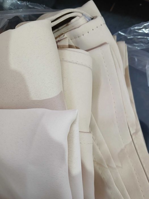 Set 2 perdele blackout Deconovo, 130 x 210 cm, bej