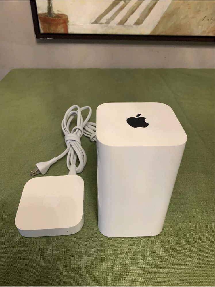 Apple Airport Extreme 6го поколения и Express Wifi Роутер Модем оптики