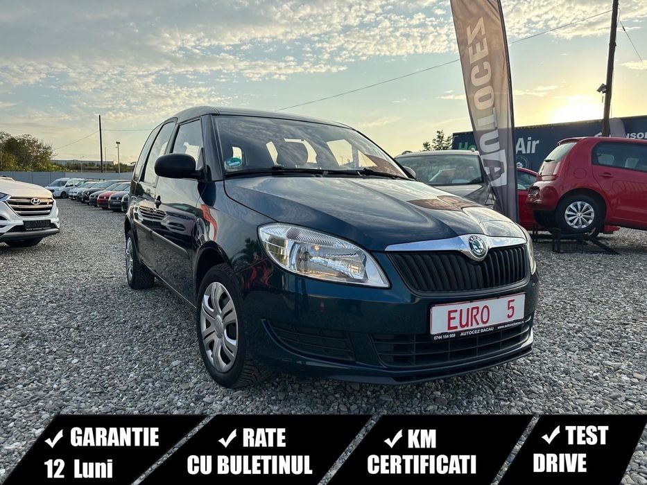 Skoda Roomster 2012 Benzina 1.2 Euro 5 RATE/GARANȚIE