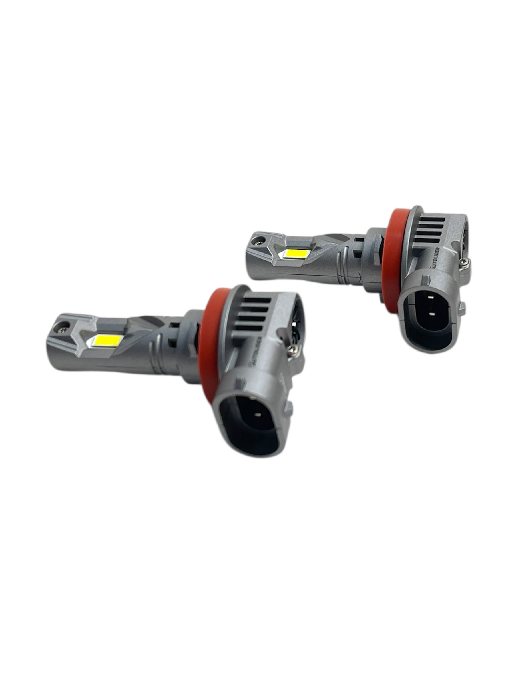 Лед Диодни крушки H11 200W 9-32V +300% – 2 БРОЯ
