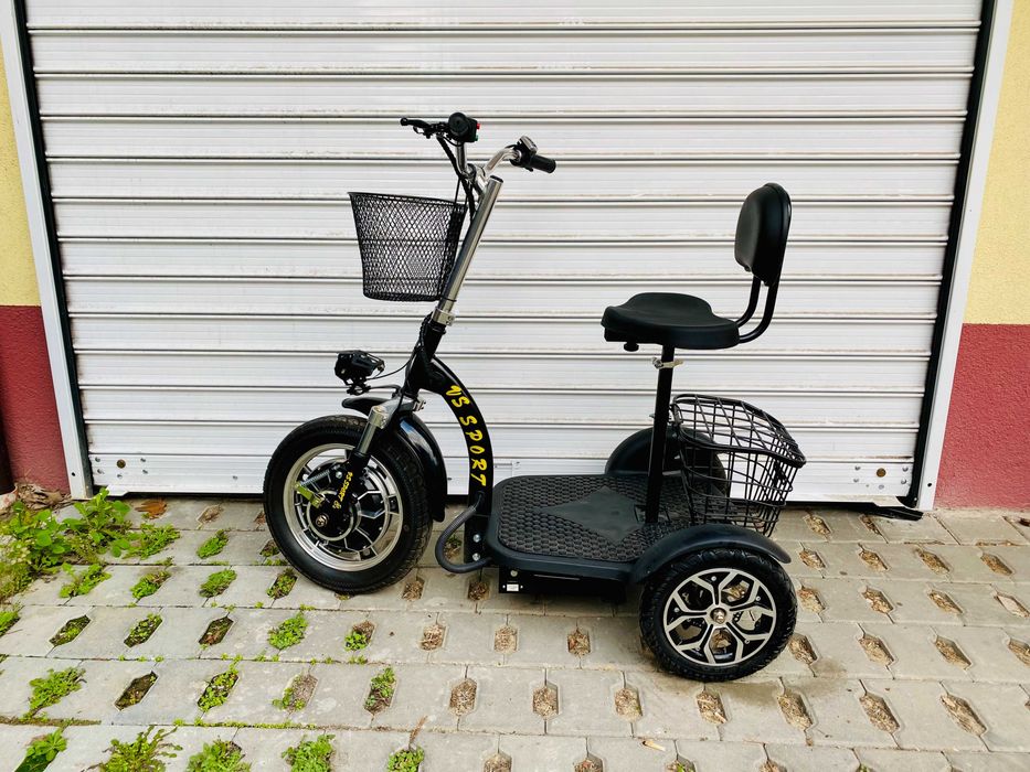 РАЗПРОДАЖБА !!! НОВ Ел. скутер-триколка VSSPORT VS350, Гаранция