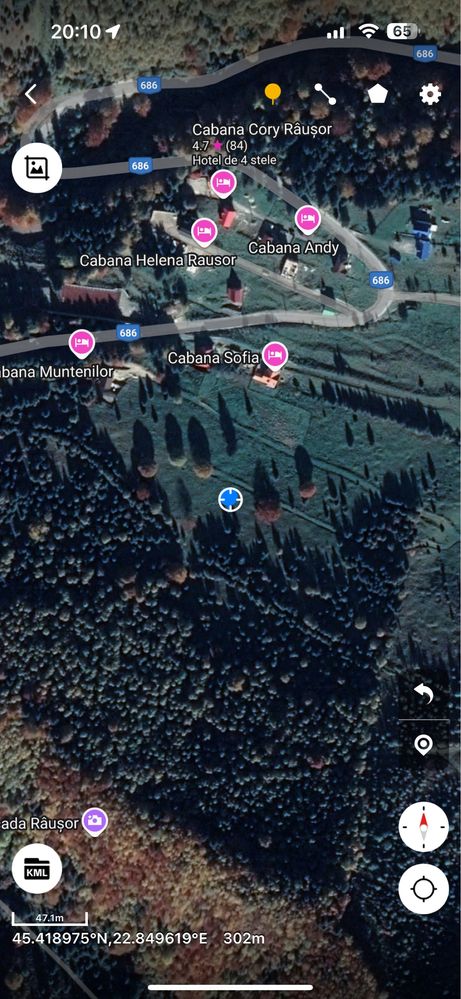 Teren statiunea Rausor,o parcela de 500mp,zona frumoasa