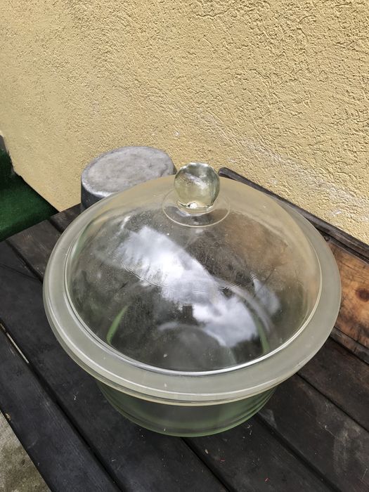 Exicator 14L sticla borosilicata fabricat in germania