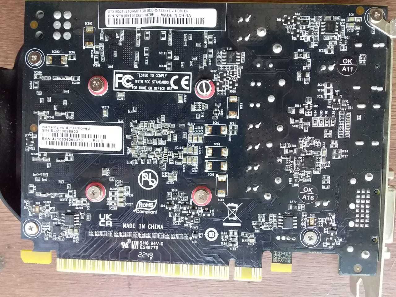 Geforce GTX1050Ti 4gb