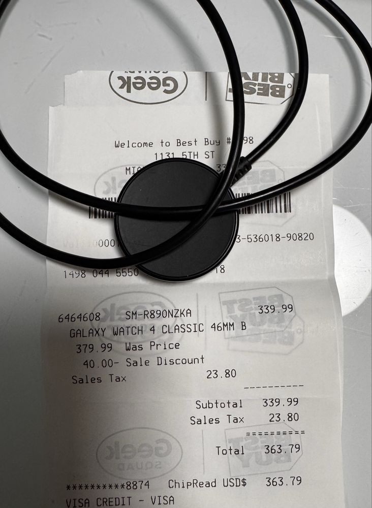 Samsung galaxy watch 4, 46 mm