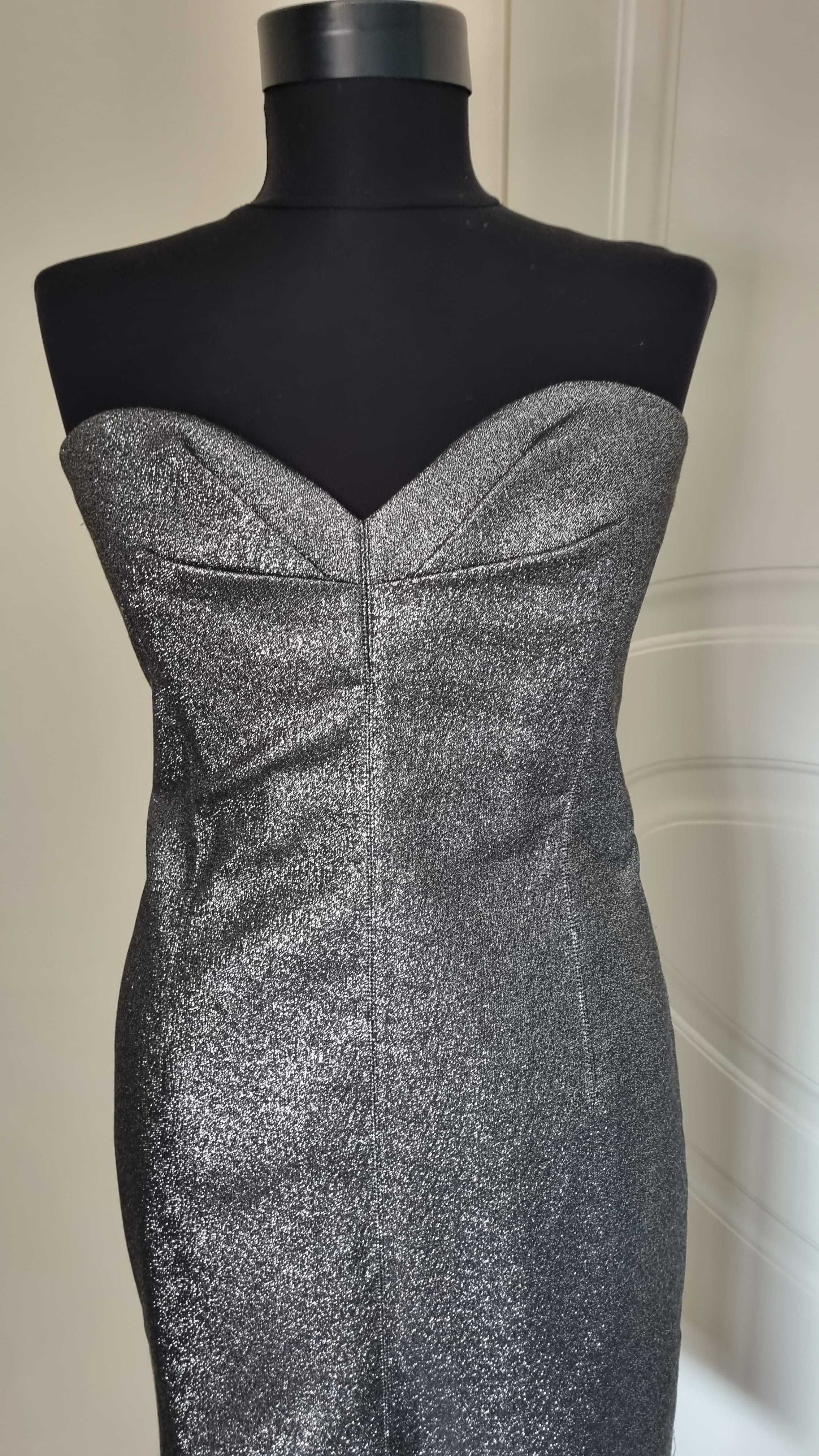 Rochie MaxMara culoare negru cu lurex,masura 42IT