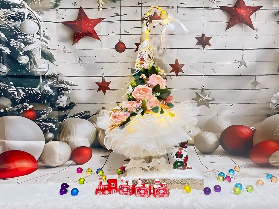 Bradut / Brazi hand made cadou craciun inaltime 55-60 cm