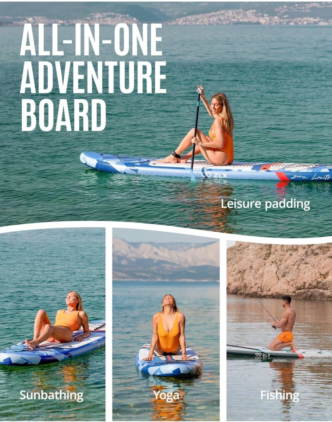 Sup zero limits xxl placa Stand Up Paddle SUP