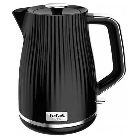 Fierbator apa TEFAL Loft KO251430, 1.7l, 2400W, albastru-auriu + negru