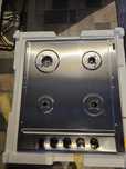 Plită aragaz inox indesit