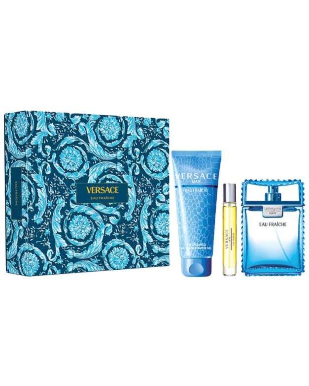 Set VERSACE - MAN EAU FRAICHE 100ml EDT+10ml EDT+150ml Gel dus