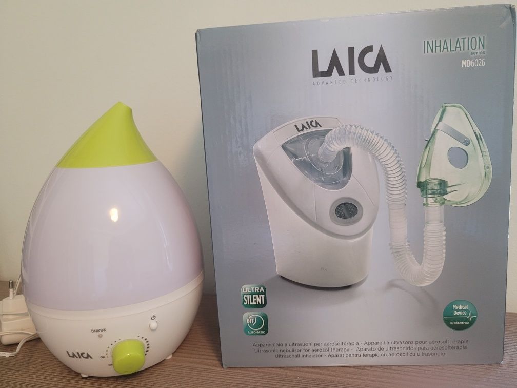 Nebulizator Laica MD6026 + umidificator Laica  HI3012