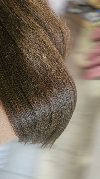 Виетнамска коса, екстеншъни 60 см, двойна плътност - права