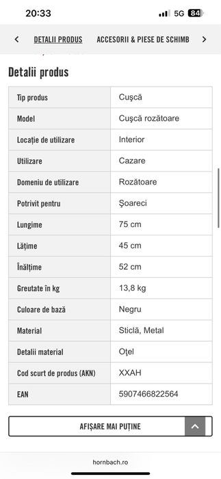 Cusca hamster si accesorii