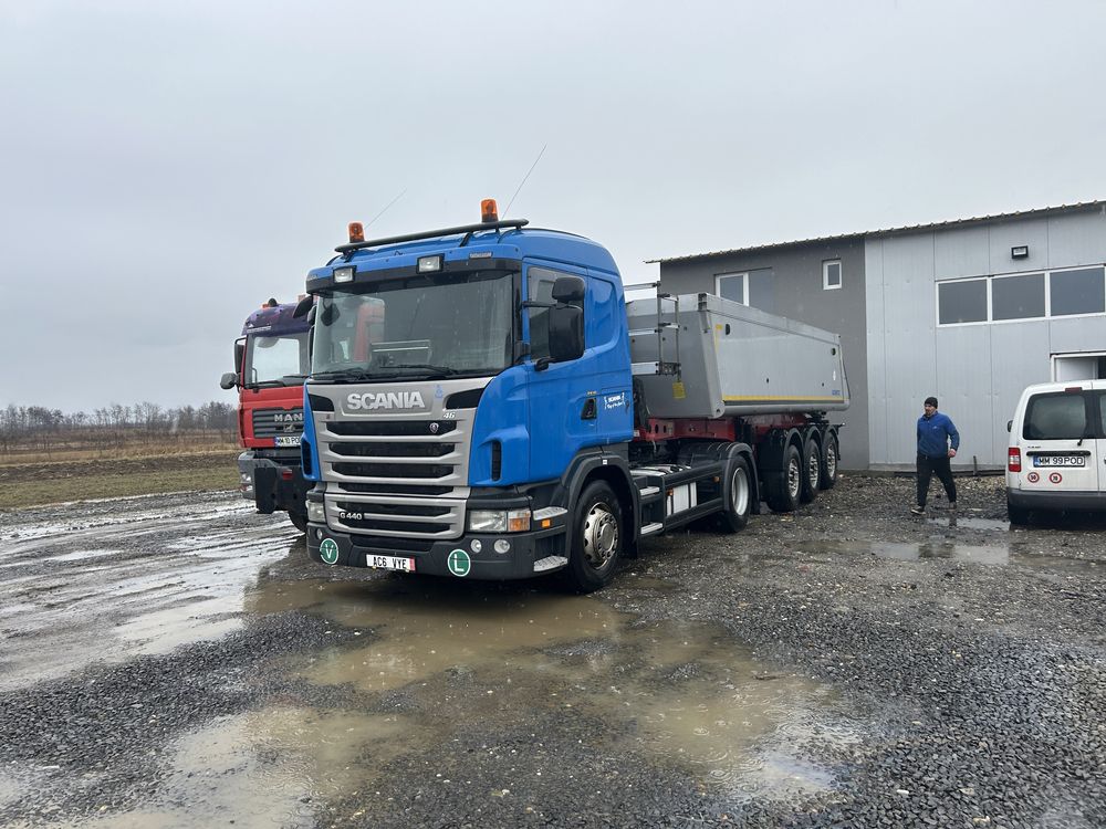 Scania 440 euro5,semiremorca aluminiu schmitz 2012