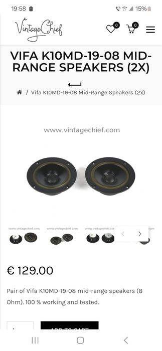 Boxe Diy cu difuzoare Top seas vifa visaton