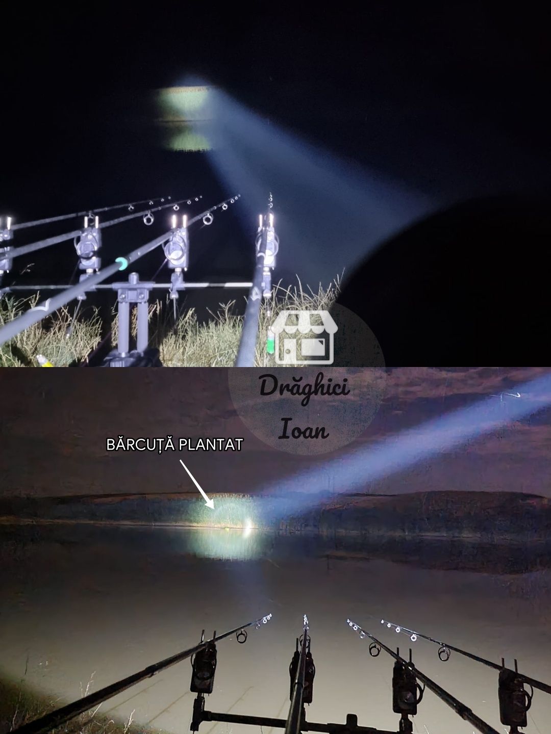 Lanterna frontala pescuit plantat led LUMINUS SST40 pt distanță < 900m