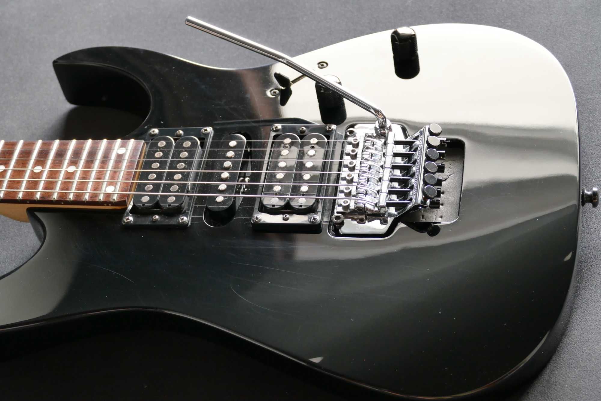Chitara electrica IBANEZ RG270R Black Made in Korea - Garanție