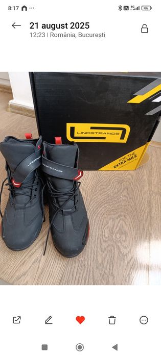 Ghete moto,noi. 350 lei.