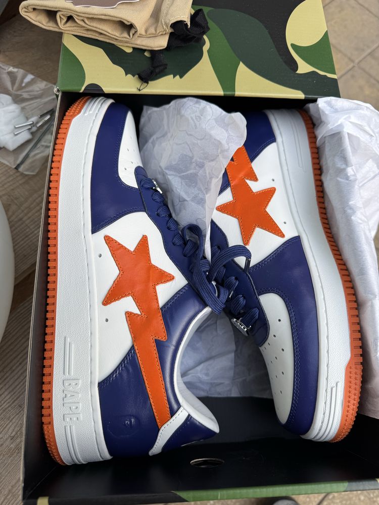 A BATHING APE® BAPE Sta Leather Sneaker