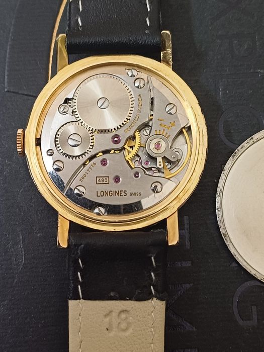 Longines mecanic cal 490
Placat aur 20 microni
