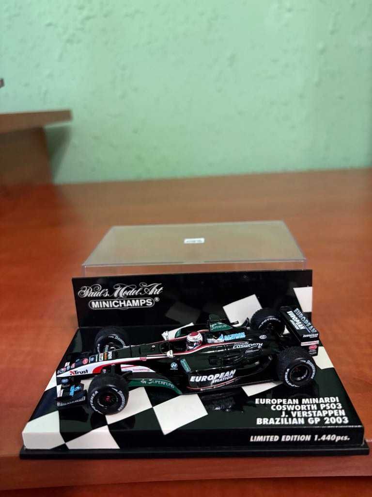 продавам редки модели формула 1 мащаб 1.43 на minichamps