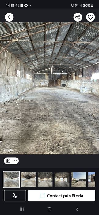 Hala metalica de vanzare