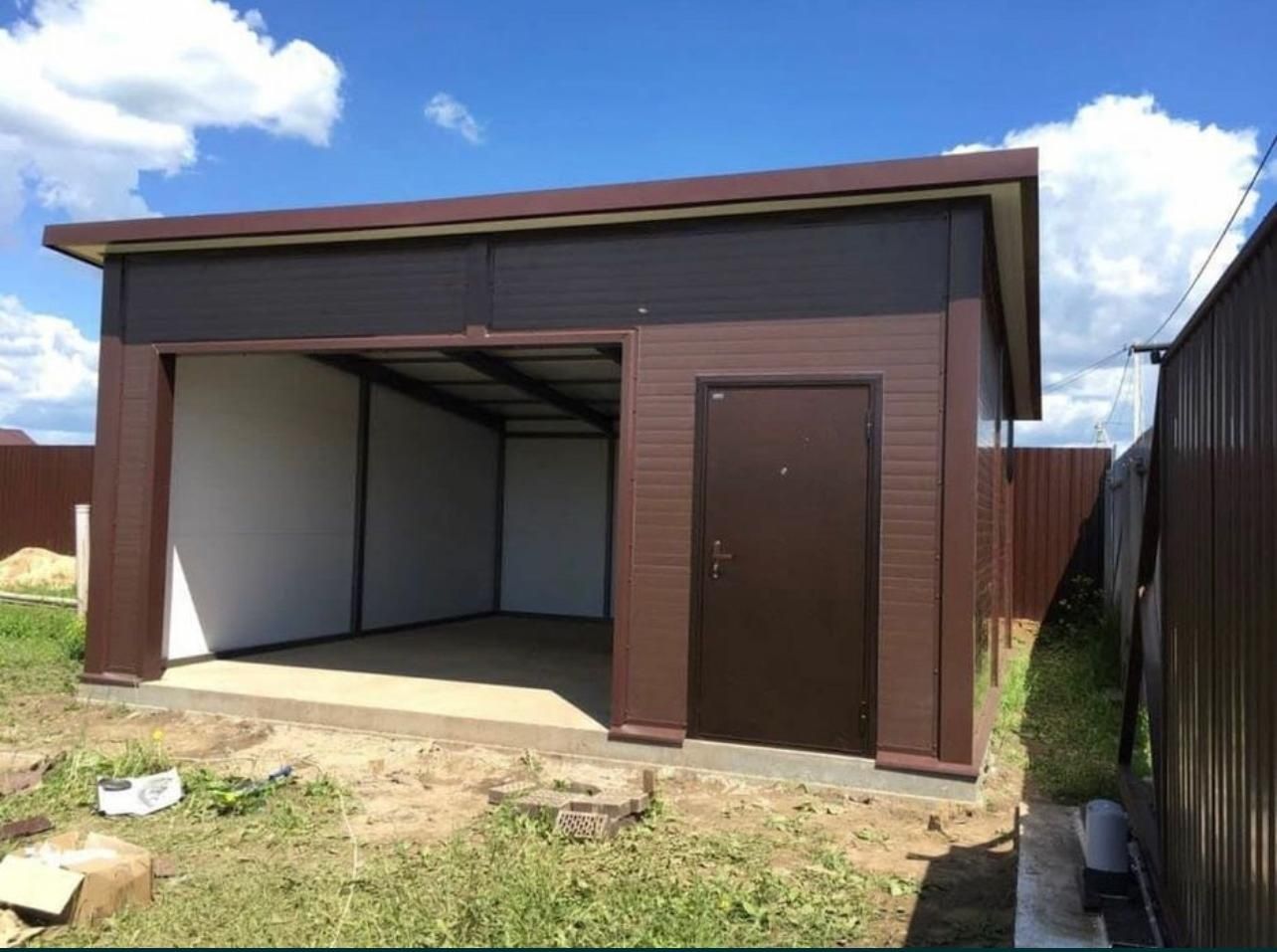 Vând garaje auto pe structura metalica