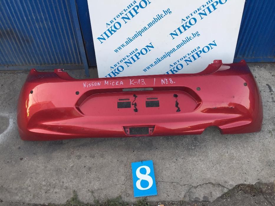 Задна Броня за Нисан Микра К-13, Nissan Micra K-13, Оферта (8)