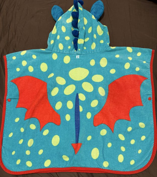 Poncho de baie copii – Dragon (1-3 ani)