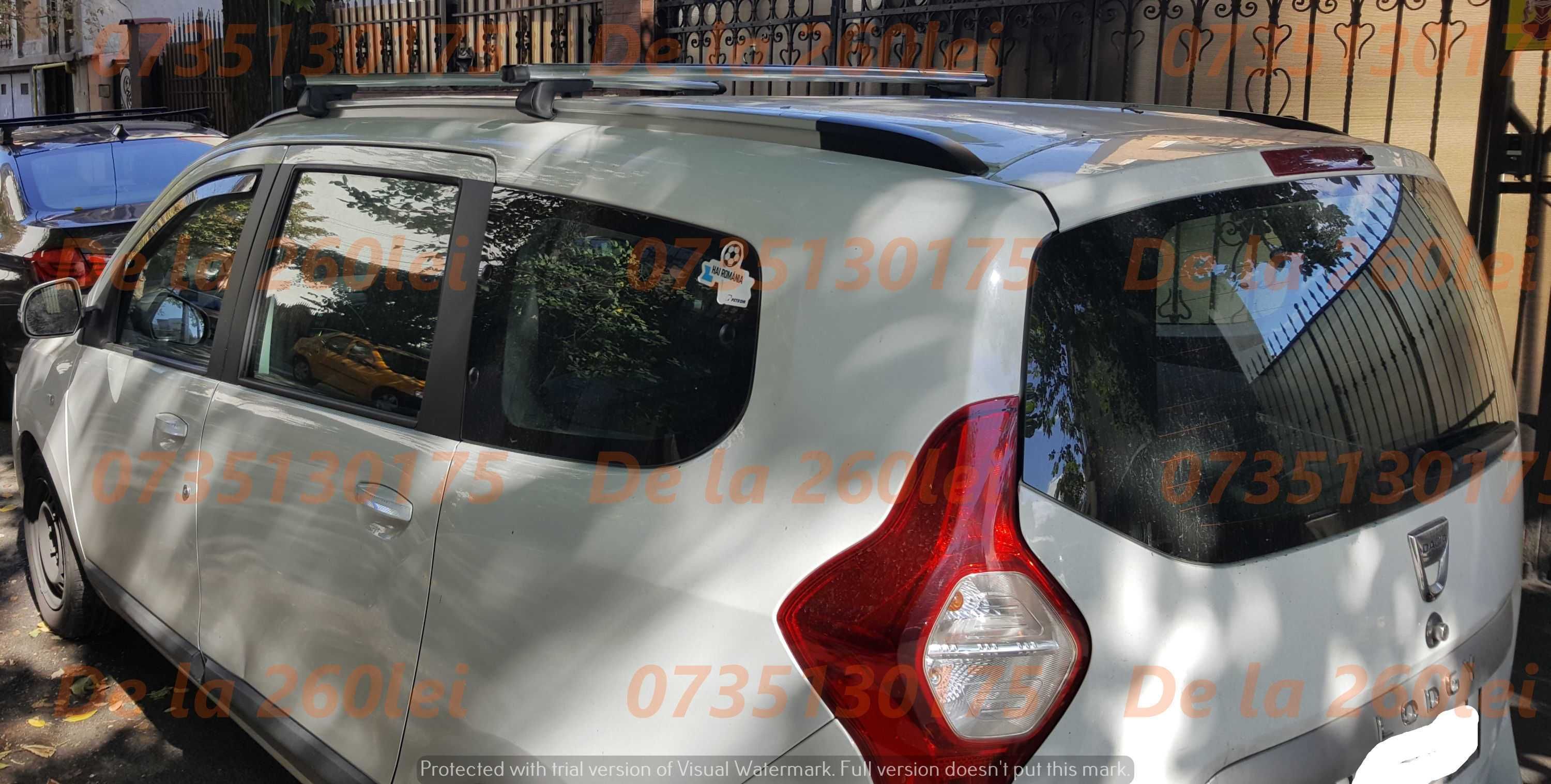 Bare portbagaj ALUMINIU DACIA Lodgy Duster Dokker Sandero Stepway MCV