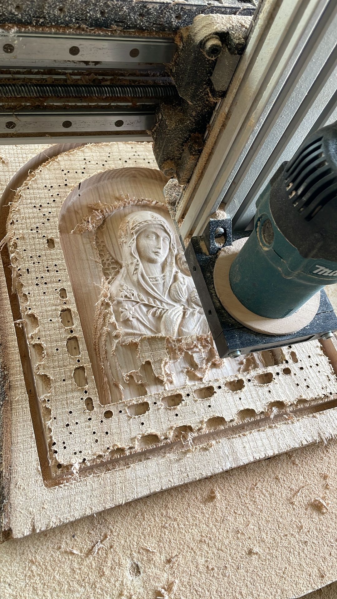 Vand cnc 1500x1500 queenbee pro nu woodiq, nu x-carve