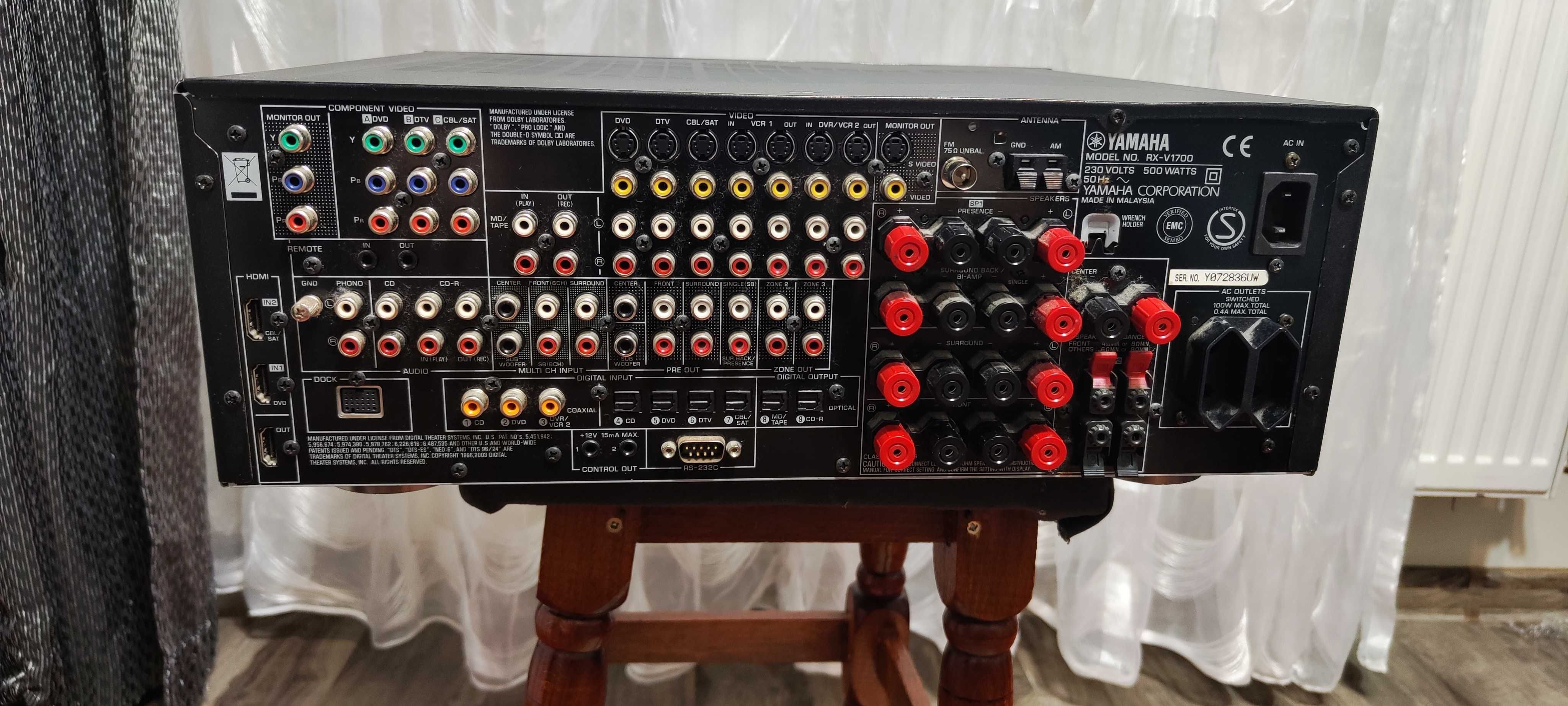 Amplificator Audio Yamaha RX-V1700 Statie Audio Amplituner