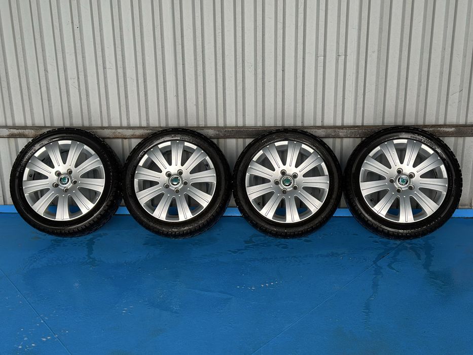 Jante 17 inch Originale Skoda Octavia Superb  R17 CU ANVELOPE IARNA
