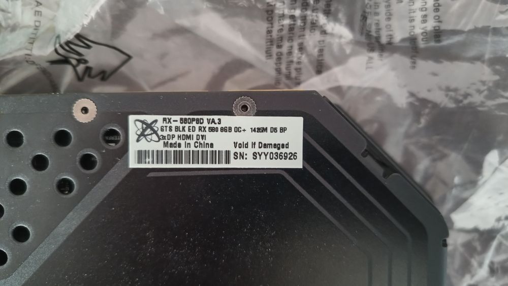XFX RX 580 8GB и 2x4GB DDR4 ram kingston