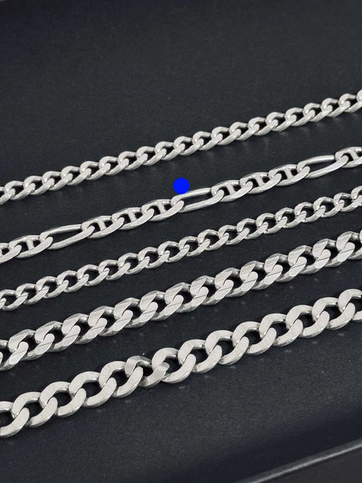 Brățară bărbătească din argint 925 - 21g, 8mm lățime, 18cm lungime