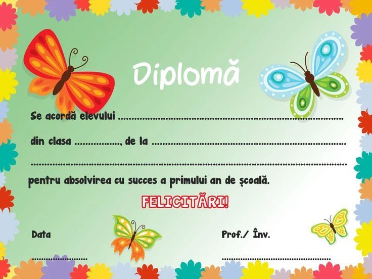Diplome de absolvire