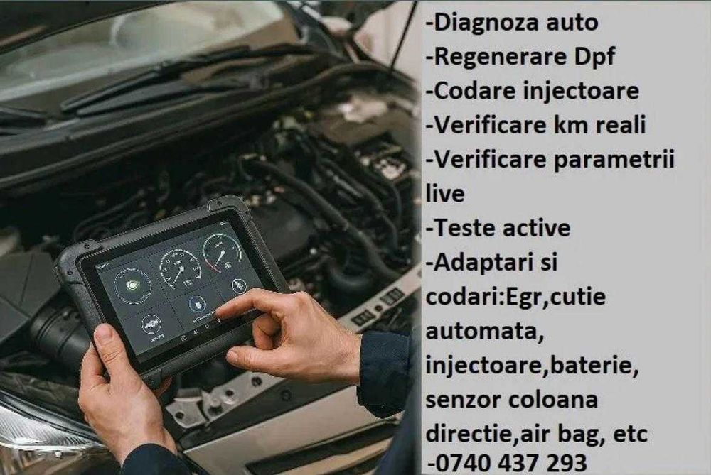Diagnoza Auto/ Tester Auto/ Regenerare Dpf/ Codari injectoare