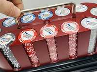 Carte de spinning World Poker Tour și set de 300 de jetoane