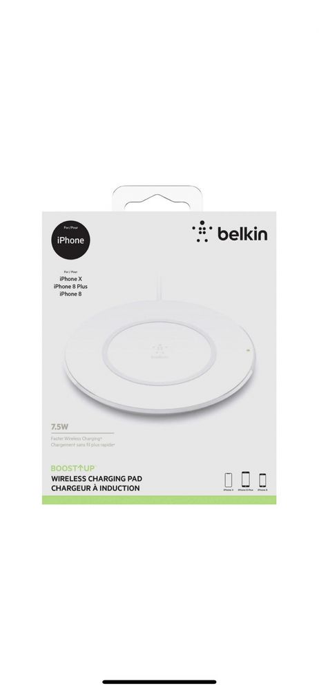 Incarcator wireless Belkin redus pretul la 200 lei