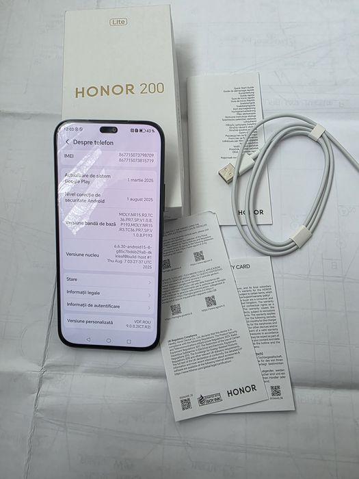 Vand Honor 200 lite 8gb ram