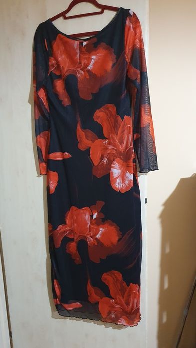 НОВА дълга рокля, размер L - XL