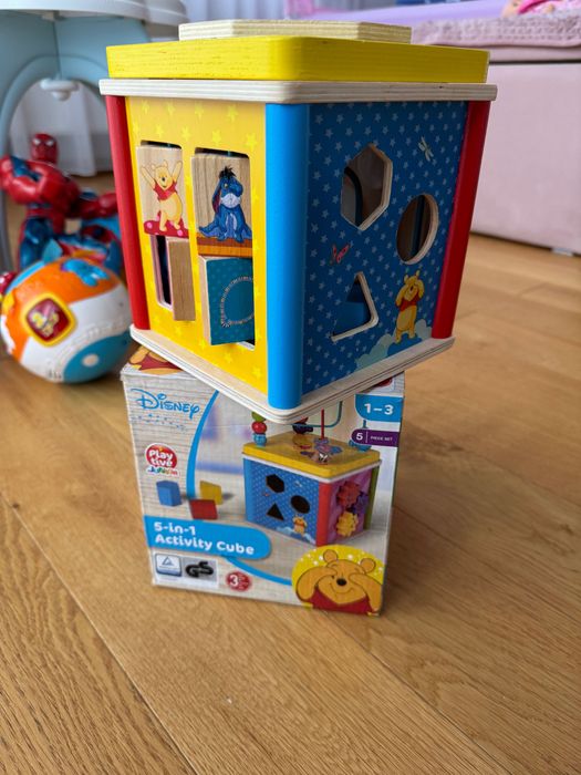 Jucarie Playtive - Cub din lemn, cu activitati, Disney (NOU)