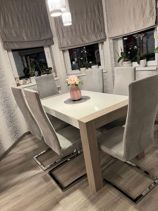 Set masă cu 6 scaune