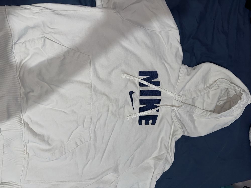 Бяло худи/блуза Nike
