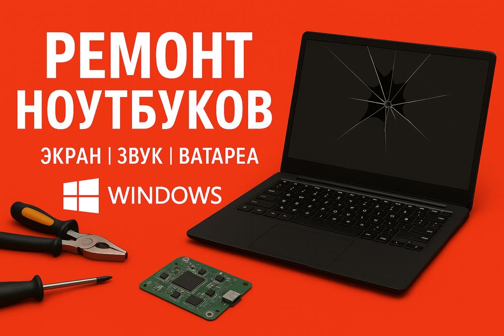 Ремонт ноутбуков | Замена батареи | Установка Windows